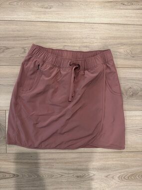 Patagonia Rose Dust Mini Skort with Drawstring Waist